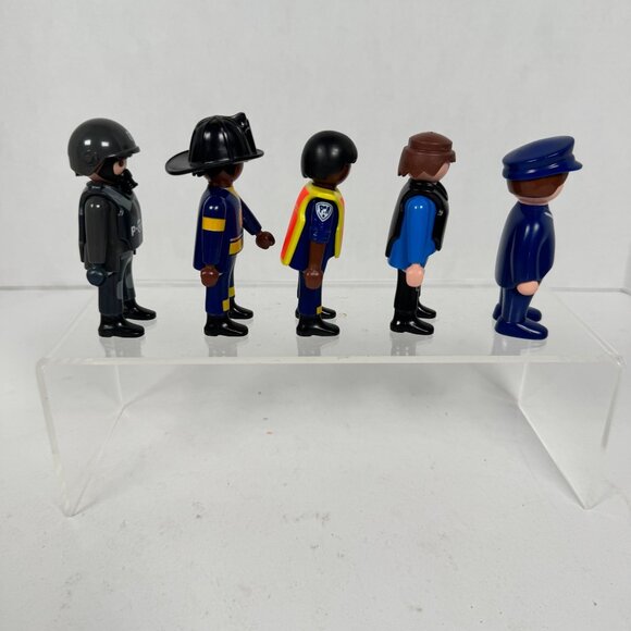 Playmobil Rescue Emergency Crew Lot of 5 Figures Police Fire EMT SWAT Mailman - Picture 3 of 10